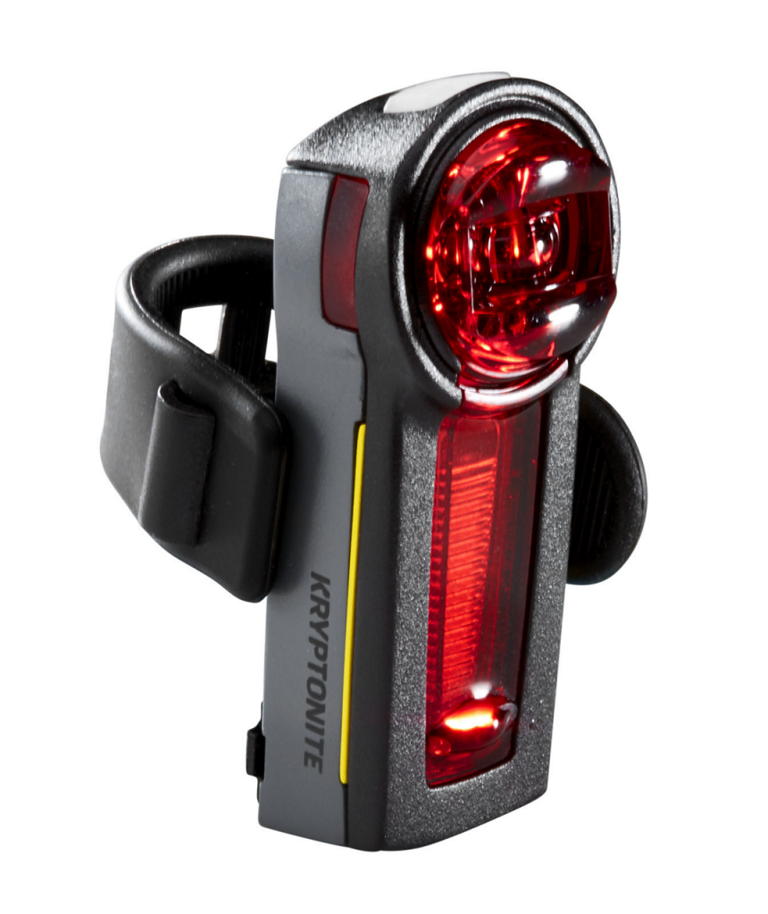 Kryptonite Incite XBR Achterlicht - Zwart/Grijs 1