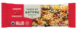 Aanbieding Taste of Nature - Cranberry - 16 x 40 gram (THT 31-12-2023)