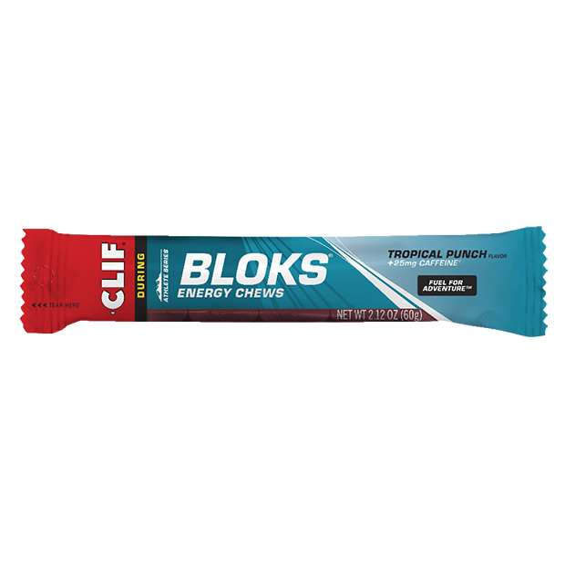Clif Bloks Energy Chews - Tropical Punch - 1 x 60 gram (THT 3-3-2026) 1