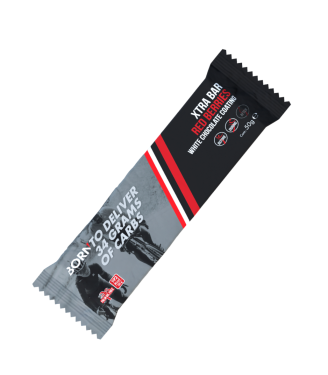 BORN Xtra Bar Red Berries - 15 x 50 gram (LET OP! THT 22-3-2026) 1