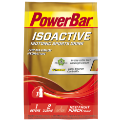 Aanbieding PowerBar IsoActive - Red Fruit Punch - 33 gram