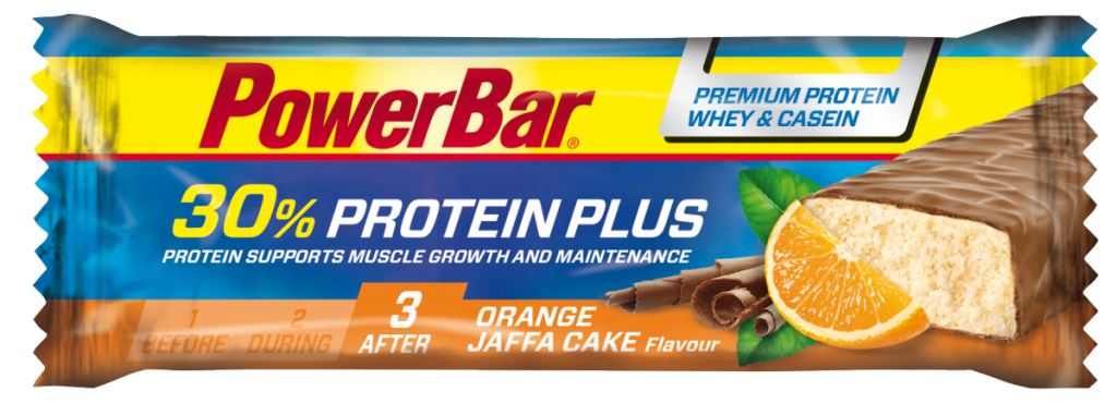 Aanbieding Powerbar Protein plus 30% THT tot einde November. 1