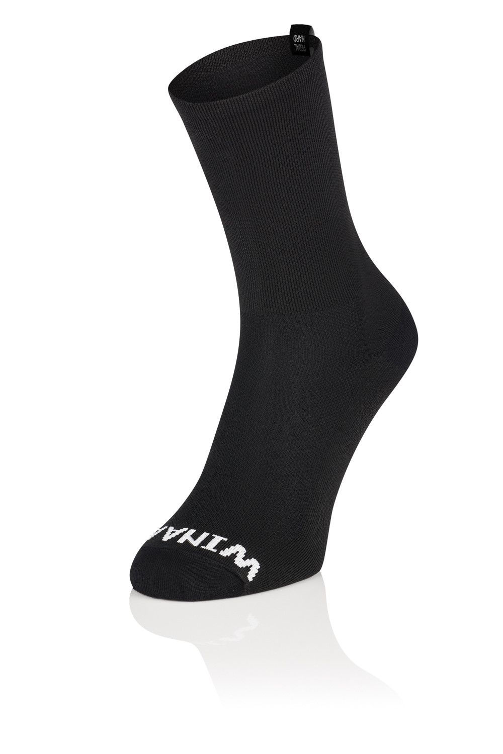 Winaar Full Black Fietssokken - Zwart label 1