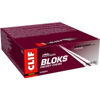 Clif Bloks Energy Chews - Black Cherry + Caffeine - 18 x 60 gram (THT 3-3-2026)