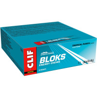 Clif Bloks Energy Chews - Tropical Punch - 18 x 60 gram (THT 3-3-2026)