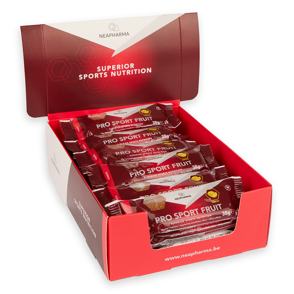 Neapharma Pro Sport Fruit Bar - Lemon - 15 x 38 gram 1