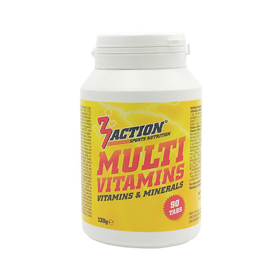 3Action Multivitamins - 90 Tabs (LET OP! THT 31-5-2026) 1