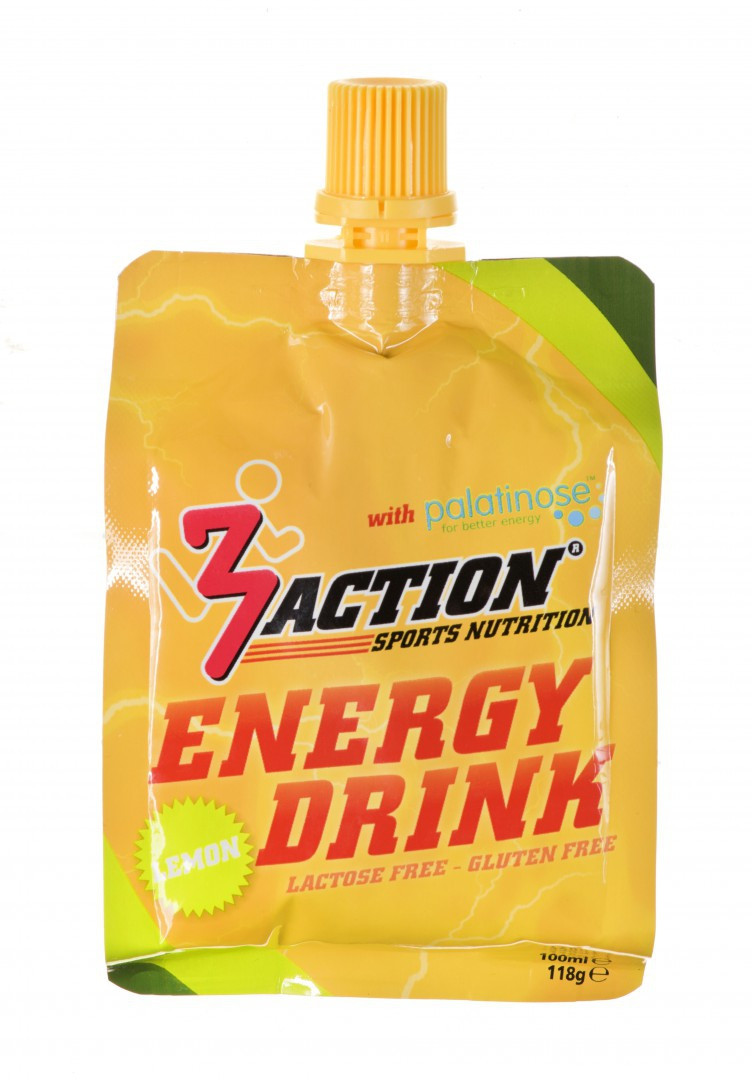 Aanbieding 3Action Energy Drink - 1 x 100 ml. THT 3-10-2018 1