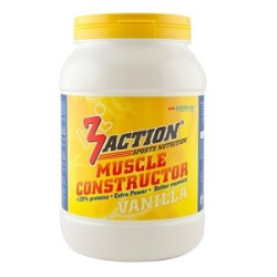 Aanbieding 3Action Muscle Constructor - Vanille - 500 gram