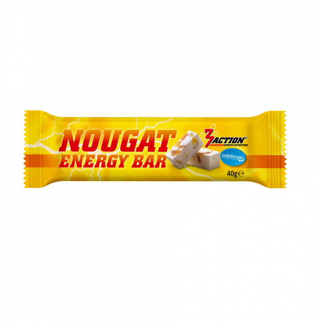 3Action Nougat Energy Bar - 40 gram - 9 + 1 gratis 1