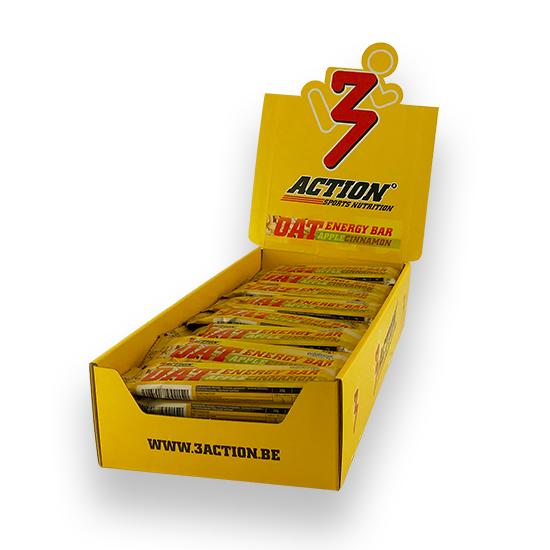 3Action OAT Energy Bar - Salty Caramel - 20 x 45 gram (LET OP! THT 31-12-2025) 1