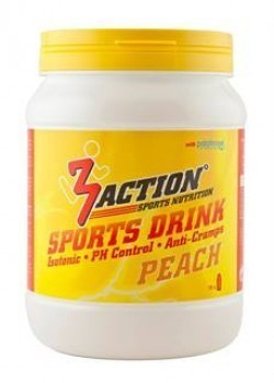 Aanbieding 3Action Sports Drink Lemon 1000 gram + Gratis 3Action Bidon 750 ml 1