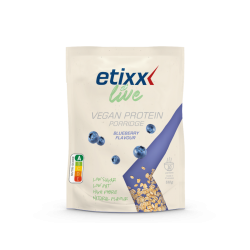 Etixx Live Vegan Protein Porridge - Blueberry - 550 gram (THT 31-3-2024)