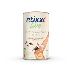 Etixx Live Vegan Protein Shake - Coconut/Chocolate - 448 gram (THT 31-3-2024)