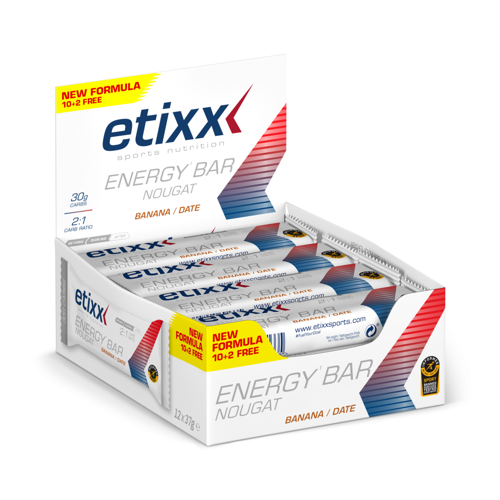 Etixx Energy Nougat Bar - 12 x 37 gram 2