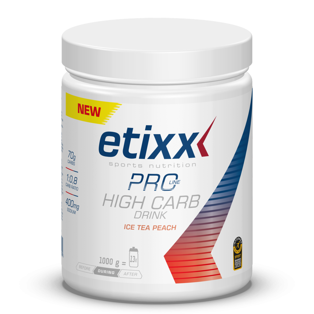 Etixx High Carb Drink - Ice Tea Peach - 1000 gram 1