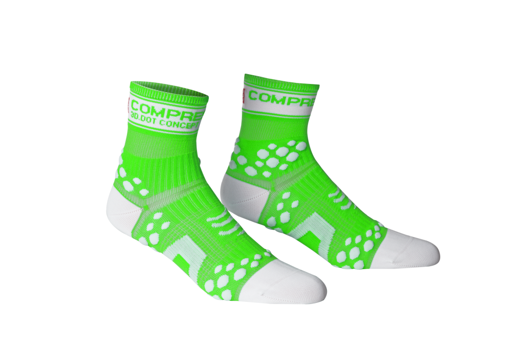 Compressport Pro Racing V2 Sokken Fluo 2