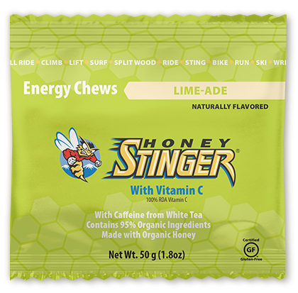 Aanbieding Honey Stinger Organic Energy Chew - Lime-Ade - 50 gram (THT 31-8-2019) 1