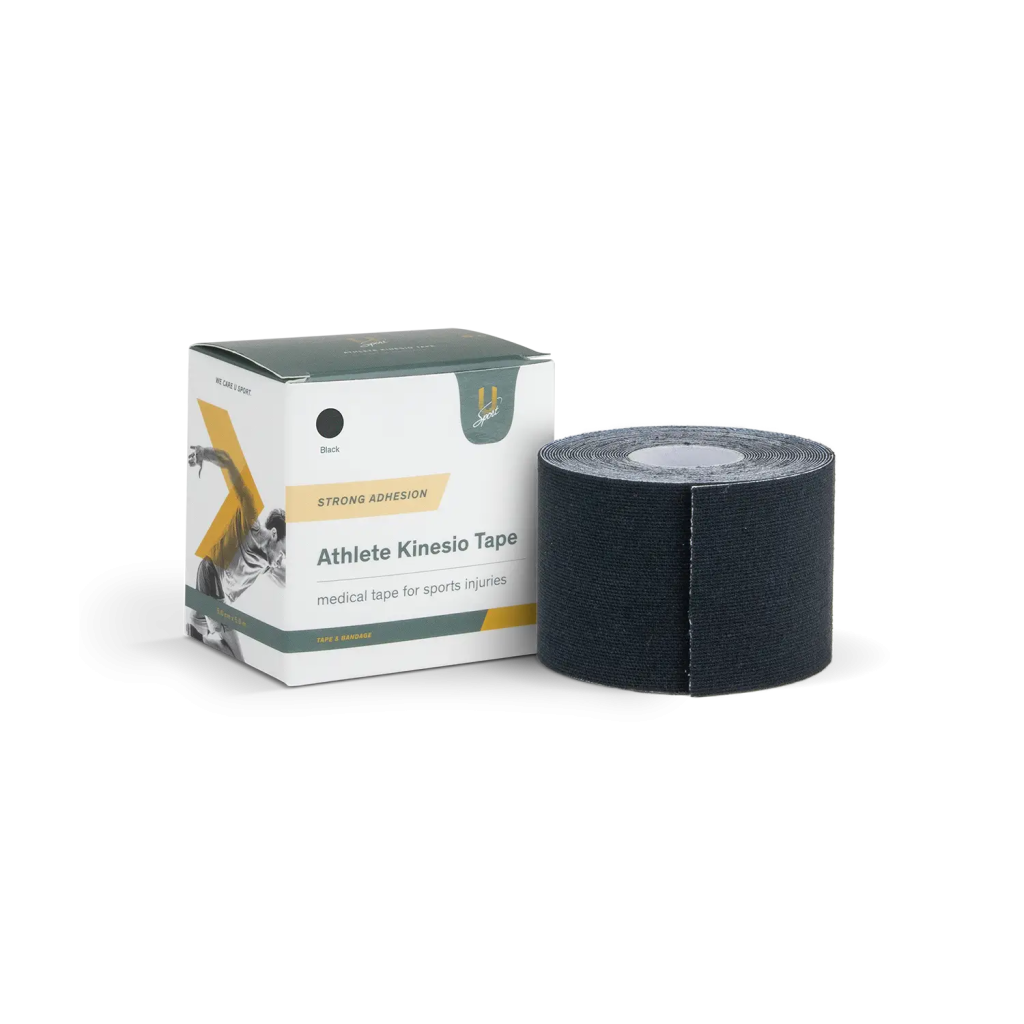 U-Sport Athlete Kinesio Tape - Zwart (5 cm x 5 meter) 1