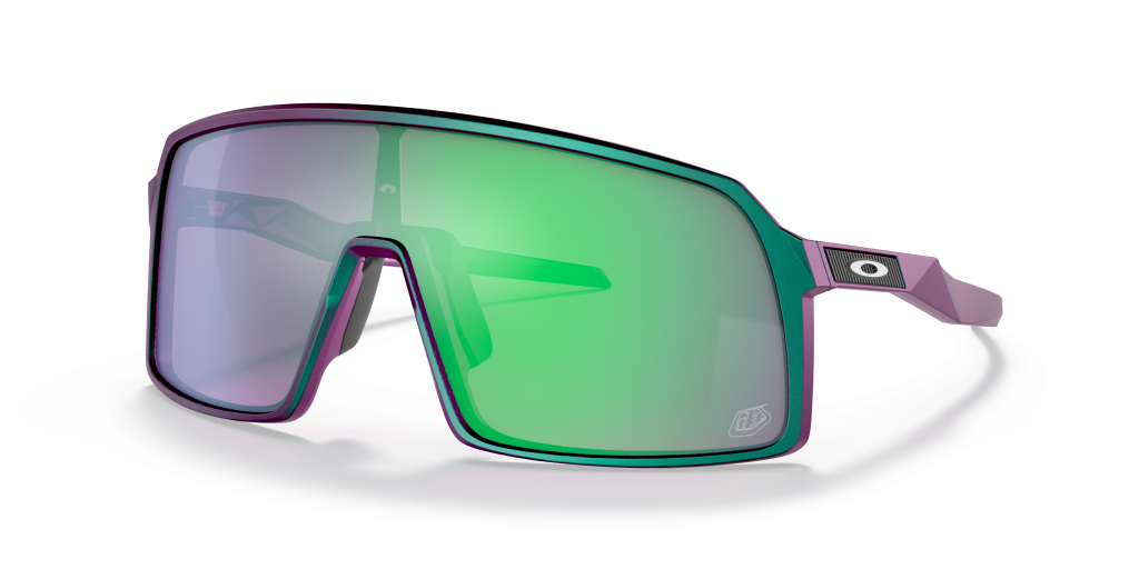 Oakley Sutro Troy Lee Designs Matte Purple Green Shift - Prizm Jade lens 1