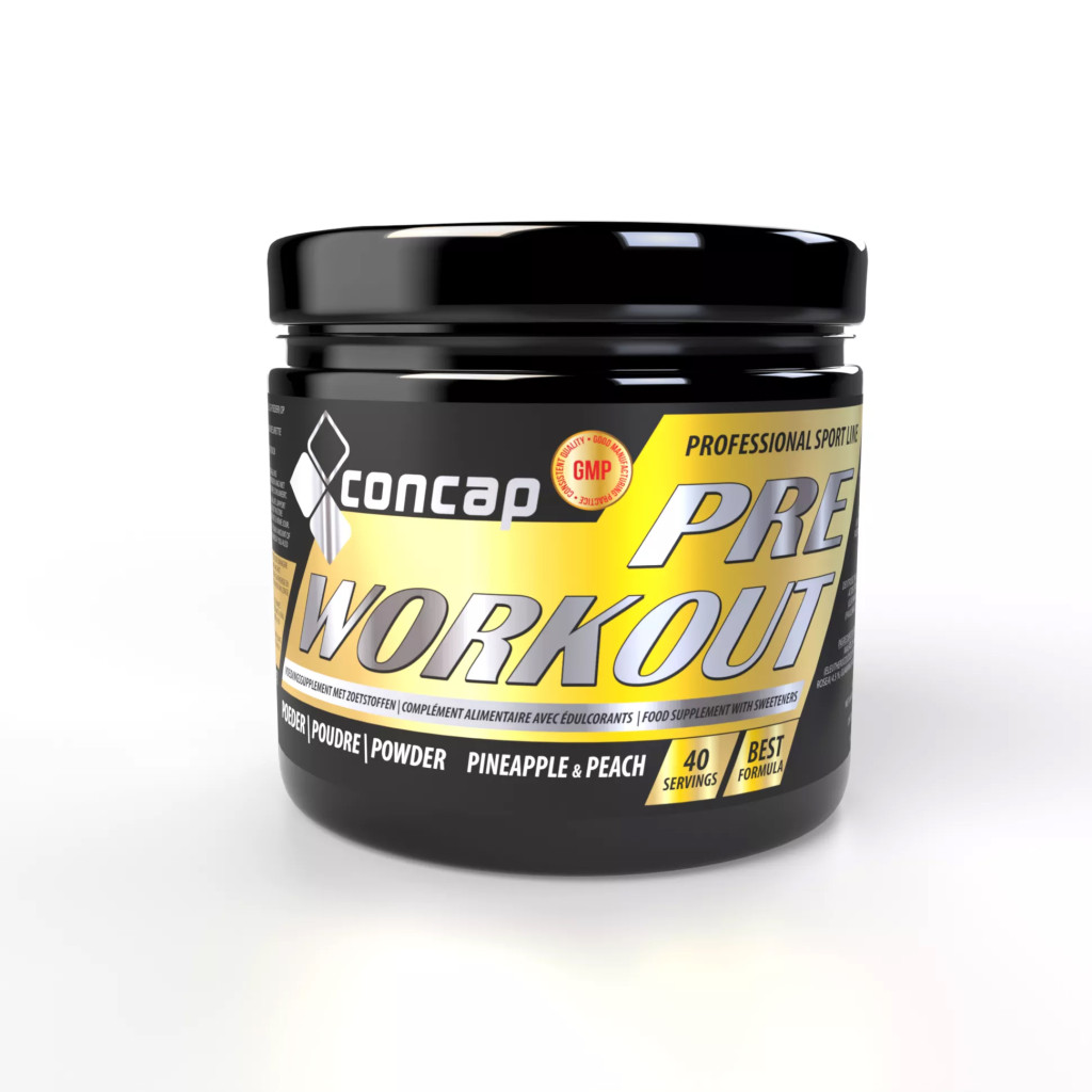 Concap Pre-Workout - Pineapple/Peach - 200 gram 1