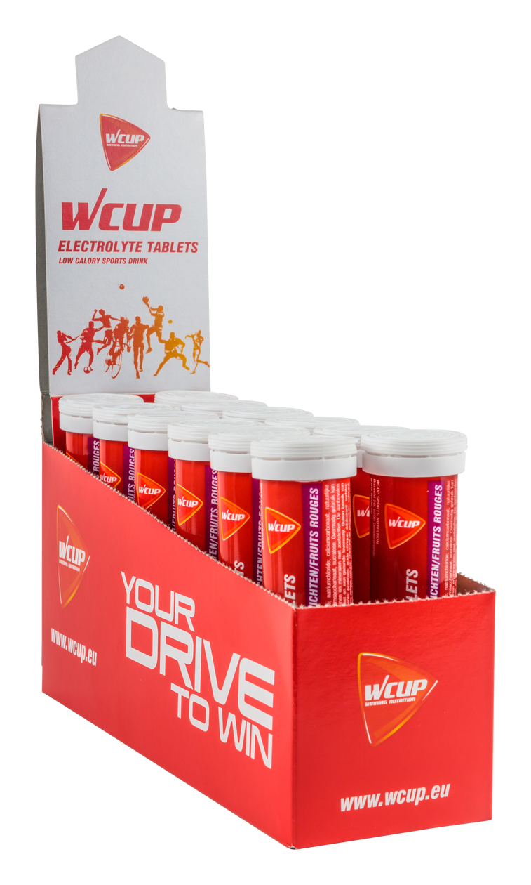 WCUP Electrolyte Tablets - 12 x 15 tabs 1