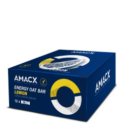Amacx Energy Oat Bar - Lemon - 12 x 50 gram (THT 30-6-2025)