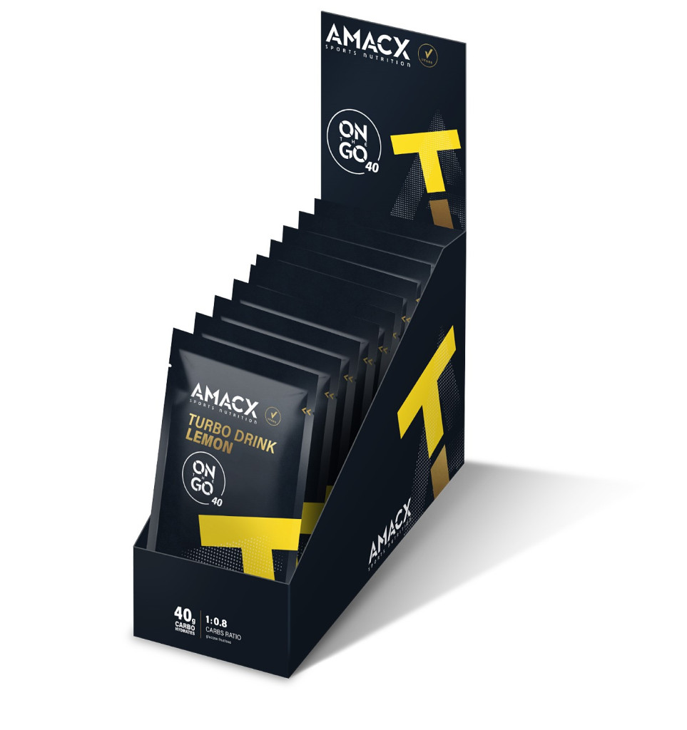 Amacx TURBO Drink - Lemon - 12 x 42 gram 1