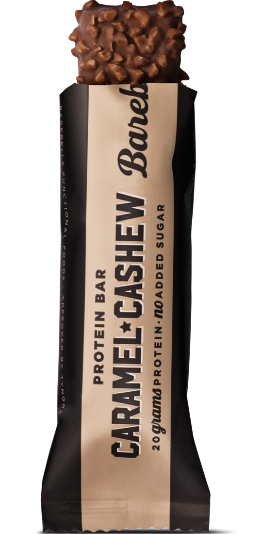 Aanbieding Barebells Protein Bars - Caramel Cashew - 12 x 55 gram (THT 5-3-2024) 1