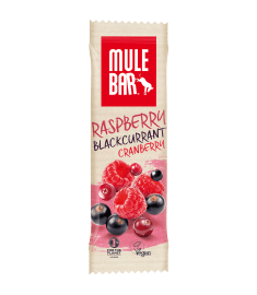 Aanbieding MuleBar Energy Bar - Raspberry Blackcurrant Cranberry - 40 gram (THT 7-9-2019) 1