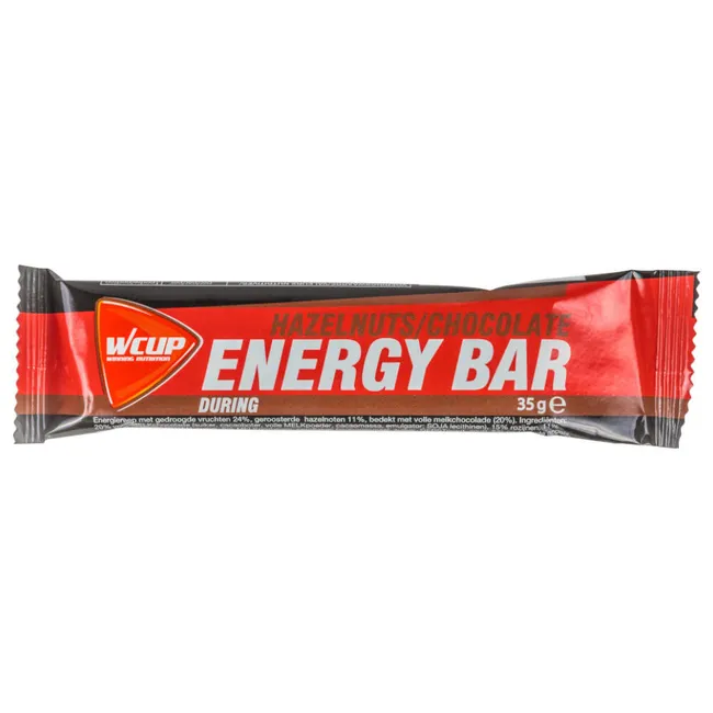 WCUP Energy Bar - Hazelnut/Chocolate - 20 x 35 gram (LET OP! THT 27-11-2025) 1