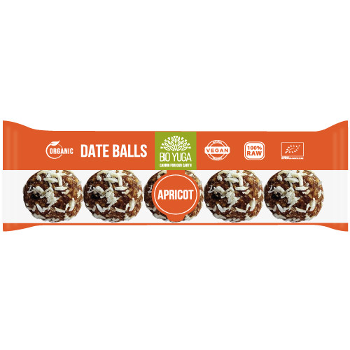 Bio Yuga - Date Balls - Apricot - 45 gram 1