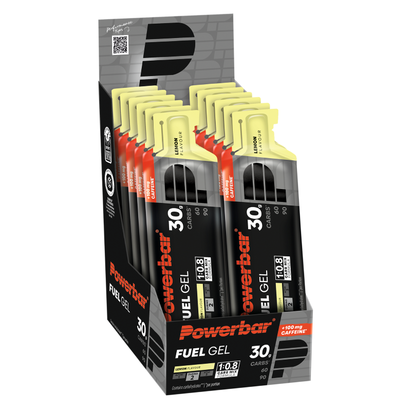 Powerbar Fuel Gel 30 - Lemon/Caffeine - 12 x 50 ml (THT 30-6-2026) 1