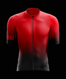 Winaar Blood Moon Fietsshirt korte mouw - Rood-Zwart 1