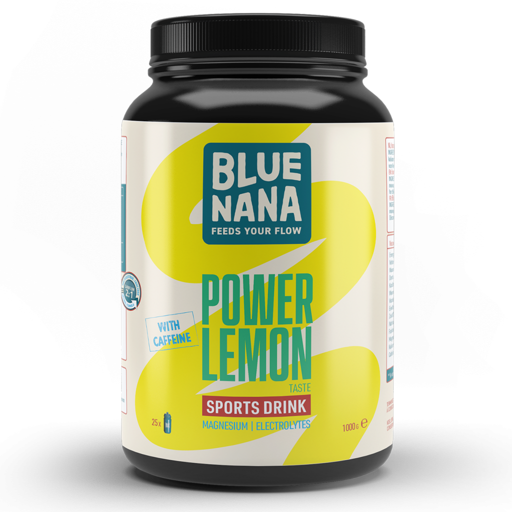 Blue Nana Sports Drink - Power Lemon Caffeine - 1000 gram 1