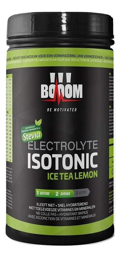 BOOOM Isotonic Drink - Ice Tea Lemon - 800 gram (LET OP! THT 31-1-2025) 1