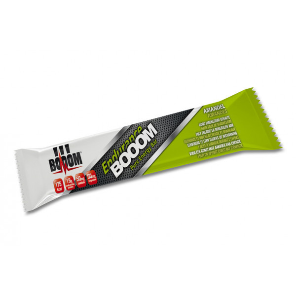 Aanbieding BOOOM Pure Energy Bar - Amandel - 40 gram (THT 4-10-2019) 1