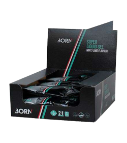 BORN Super Liquid Gel - Mint/Lime 2:1 Glucose - 12 x 55 ml (LET OP! THT 31-3-2026)
