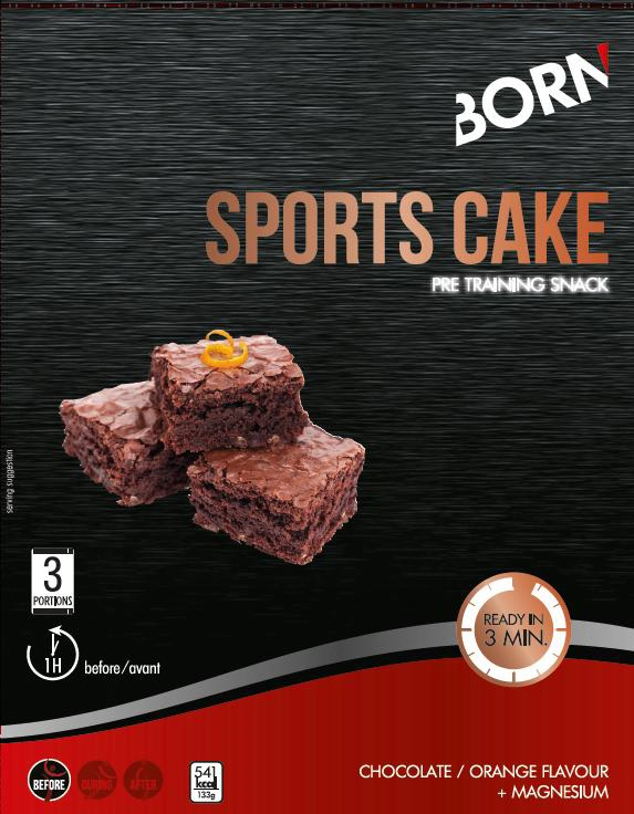 Born Sports Cake - 3 x 133 gram 1