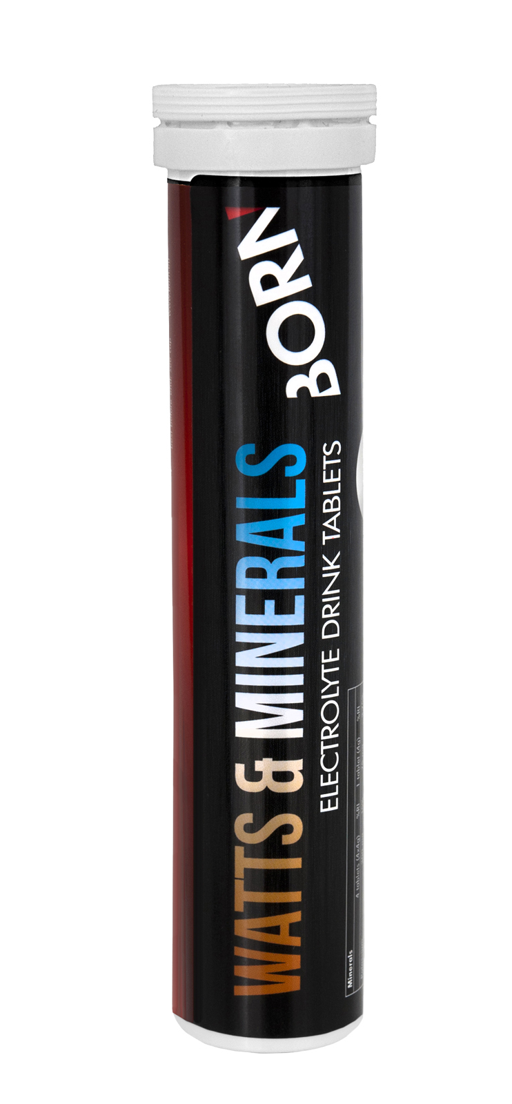 Aanbieding Born Watts &amp; Minerals - 1 x 20 Tabletten Smaak Orange (THT 30-2-2019) 1