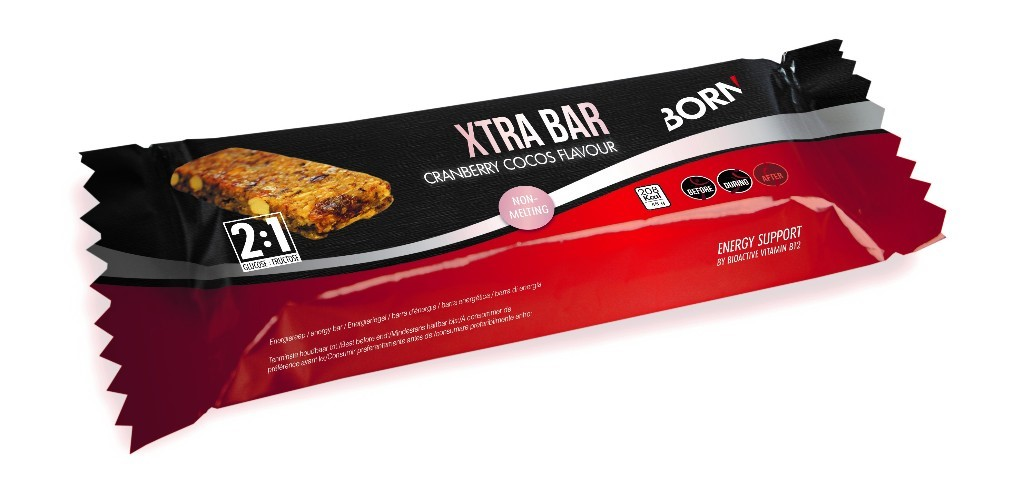 Aanbieding Born Xtra Bar Cranberry Cocos - 48 gram 1