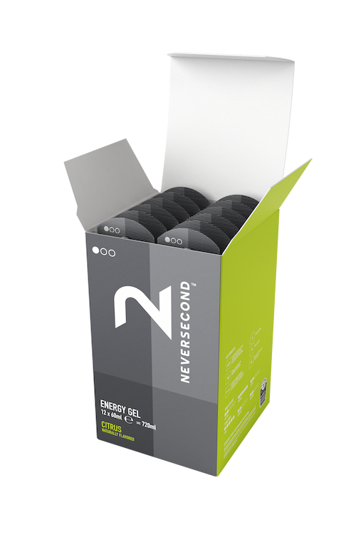 NEVERSECOND C30 Energy Gel - Citrus - 12 x 60 ml (THT 31-3-2023) 1