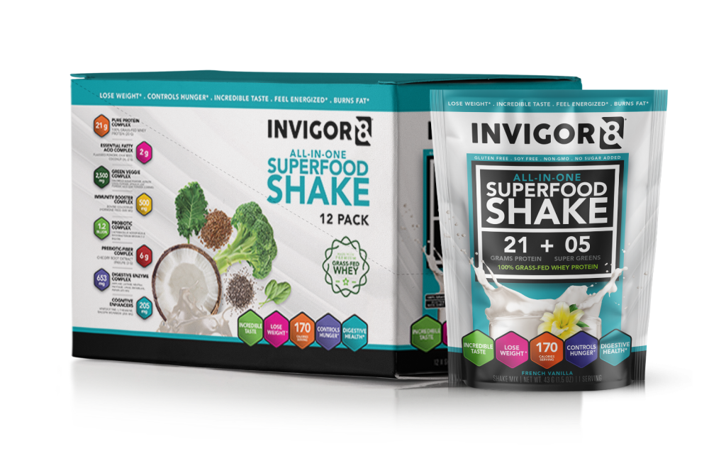 INVIGOR8 Superfood Shake - 12 x 43 gram 1