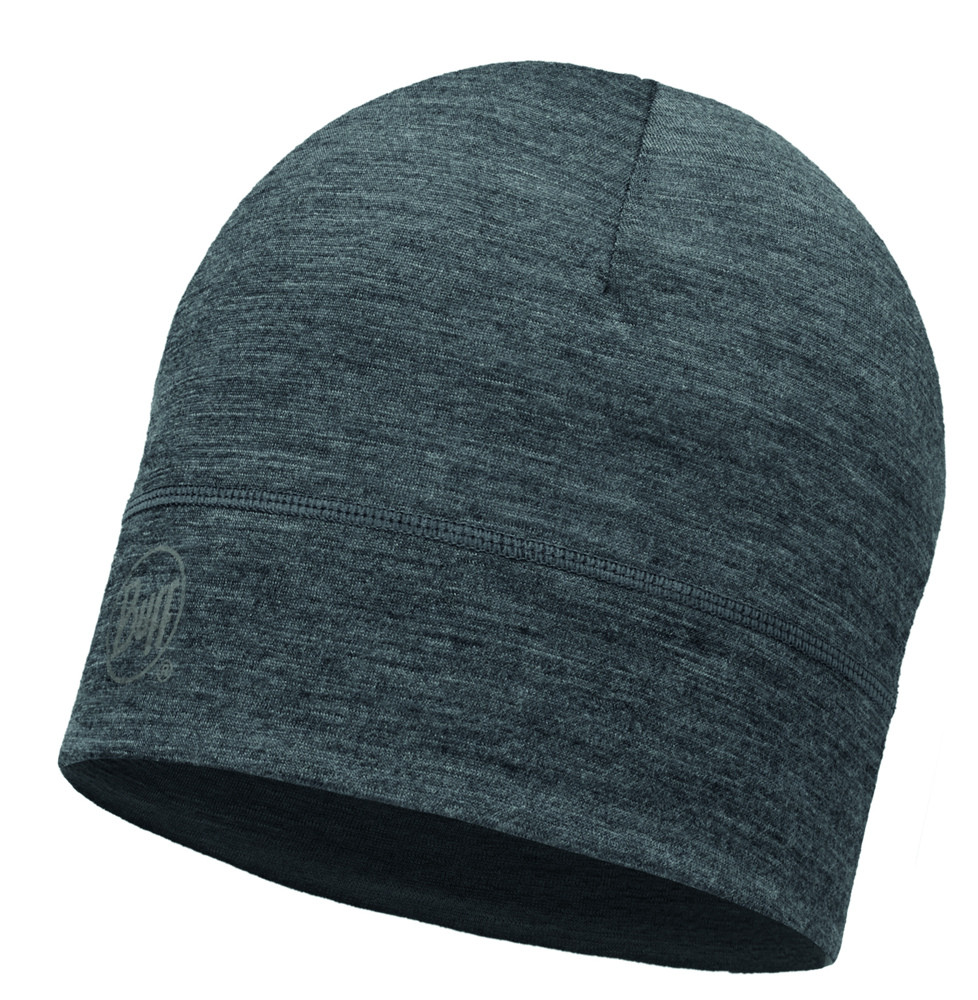 BUFF® Lightweight Merino Wool Hat Solid - Grijs 1