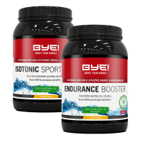 BYE! Isotonic Sportdrink + BYE! Endurance Booster BYE! Isotonic Sportdrink + BYE! Endurance Booster