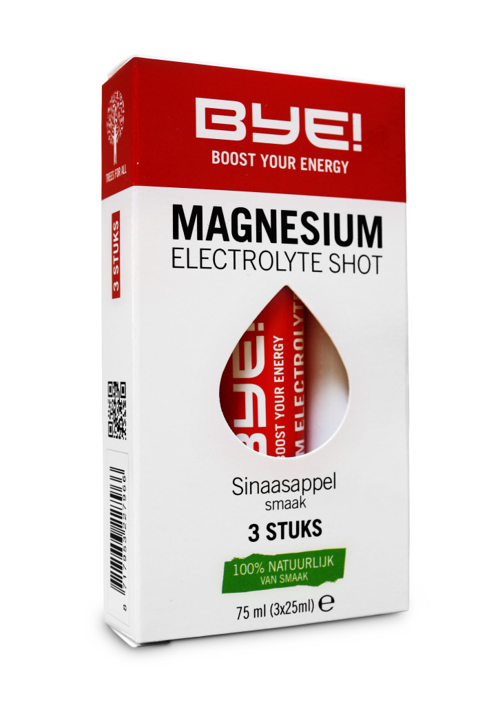 BYE! Magnesium Electrolyte Shot - 3 x 25 ml (LET OP! THT 30-4-2026) 1