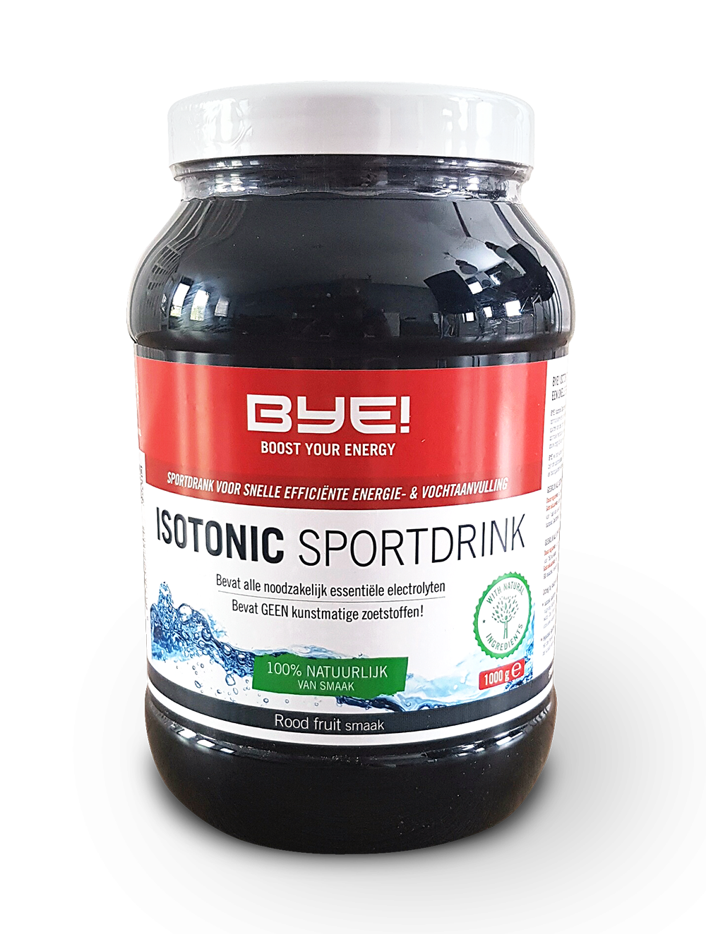Aanbieding BYE Isotonic Sportdrink - 1000 gram + 6 + 1 gratis 1