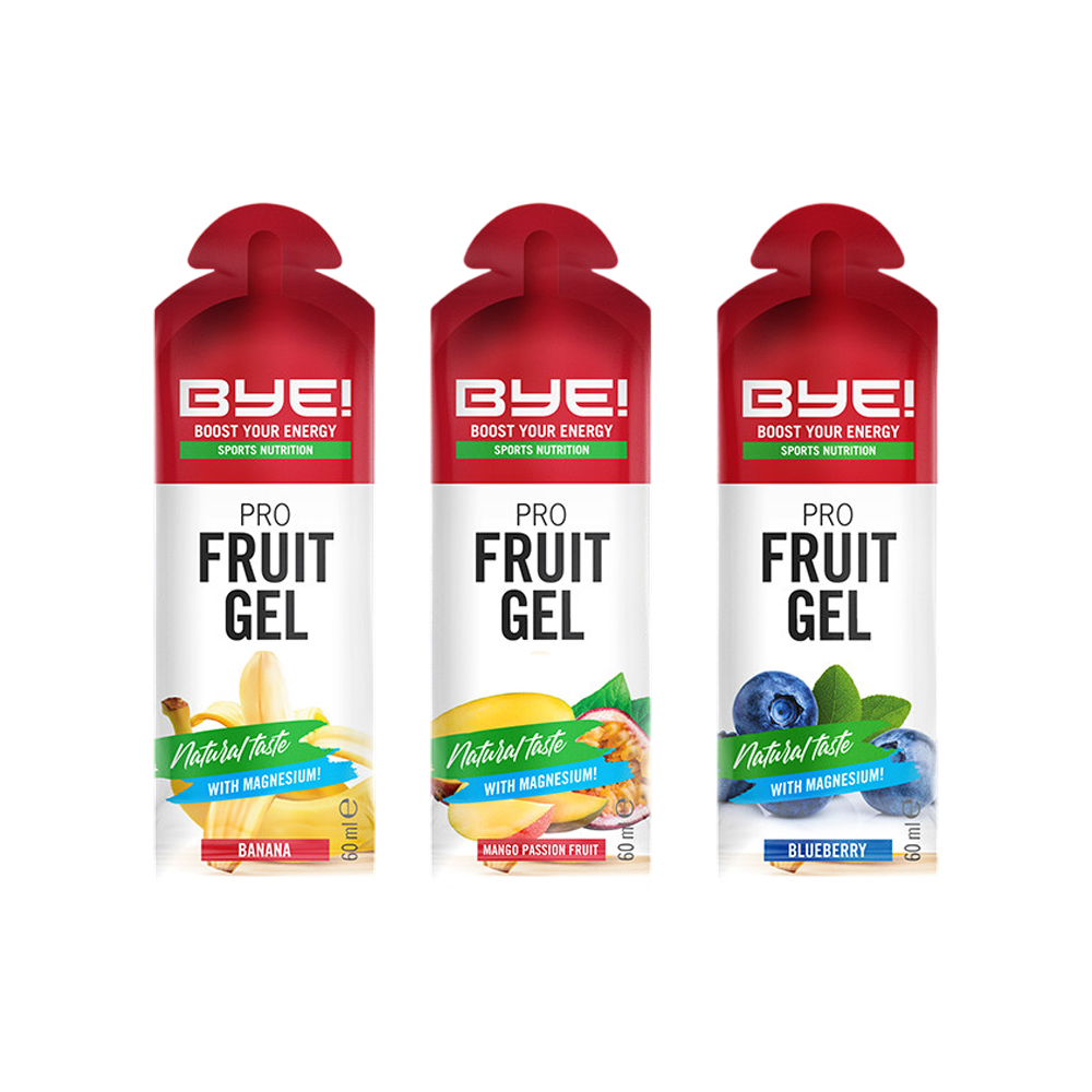 Proefpakket BYE! PRO Fruit Gel - 12 x 60 ml 1