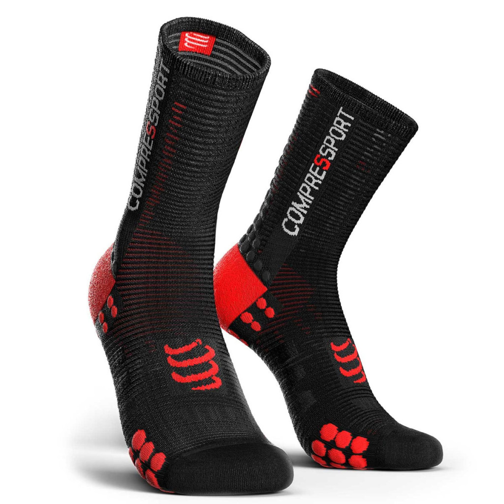 Compressport Pro Racing Socks v3.1 - Zwart/Rood 1