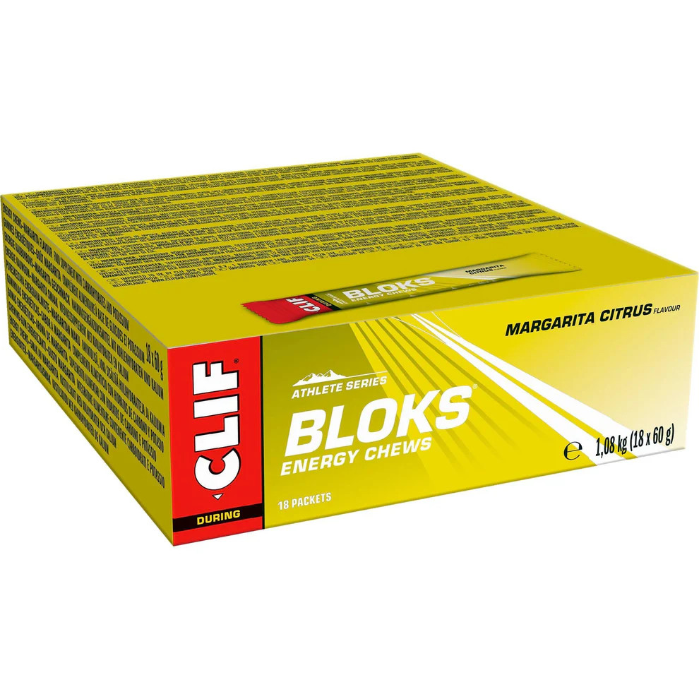 Clif Bloks Energy Chews - Margarita Citrus - 18 x 60 gram (THT 3-3-2026) 1